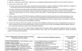 Obwieszczenie Wojewody Zachodniopomorskiego o kwalifikacji wojskowej w woj. zachodniopomorskim w 2026 r_page-0001