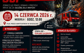 plakat pokaz zawod&oacute;w OSP