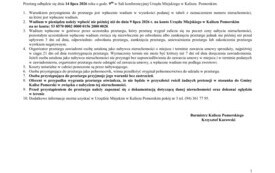 załącznik do zarządzenia nr 99 - ogłoszenie o przetarg Mickiewicza