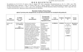 załącznik do zarządzenia - ogłoszenie o przetargu Suchowo