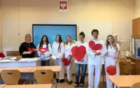 Galeria aktualności Walentynki &nbsp;w kaliskim Zespole Szk&oacute;ł 9
