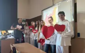 Galeria aktualności Walentynki &nbsp;w kaliskim Zespole Szk&oacute;ł 10