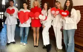 Galeria aktualności Walentynki &nbsp;w kaliskim Zespole Szk&oacute;ł 15
