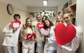Galeria aktualności Walentynki &nbsp;w kaliskim Zespole Szk&oacute;ł 18