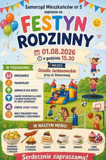 Festyn organizowany przez Samorząd Mieszkańc&oacute;w nr 5