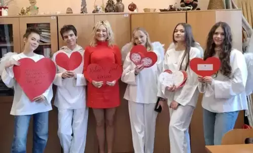 Zdjęcie do Walentynki &nbsp;w kaliskim Zespole Szk&oacute;ł