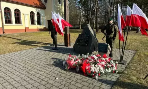 Zdjęcie do &nbsp; Uroczystości z okazji Narodowego Dnia Pamięci Żołnierzy Wyklętych w Kaliszu Pomorskim