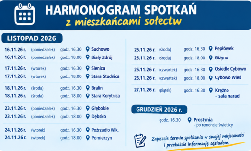 Zdjęcie do Spotkania z mieszkańcami sołectw &ndash; poznajcie harmonogram