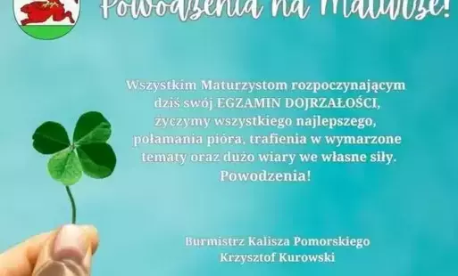 Zdjęcie do Powodzenia na maturze